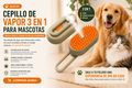 Cepillo Removedor de Pelo con Vapor para Perros y Gatos