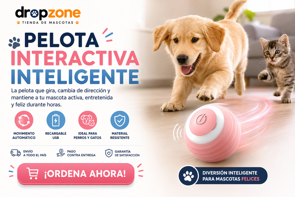 🐶🐱 Pelota Interactiva Inteligente para Mascotas